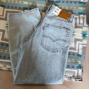 Levi's women’s  Relaxed Fit Jeans in Light Blue